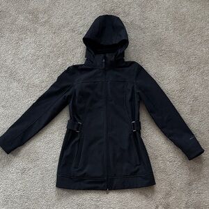 Free Country Women's Black Hooded Jacket, Size Small